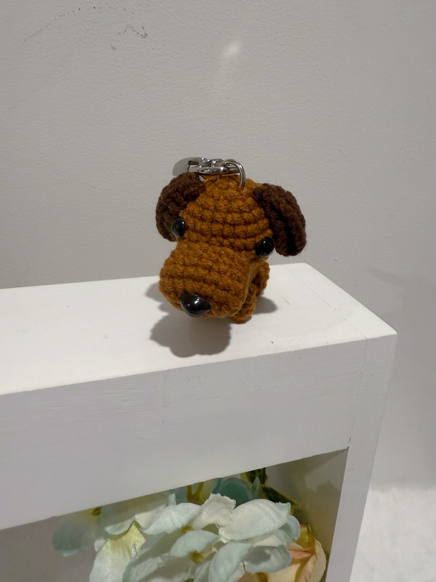 Sausage Dog Key Charm