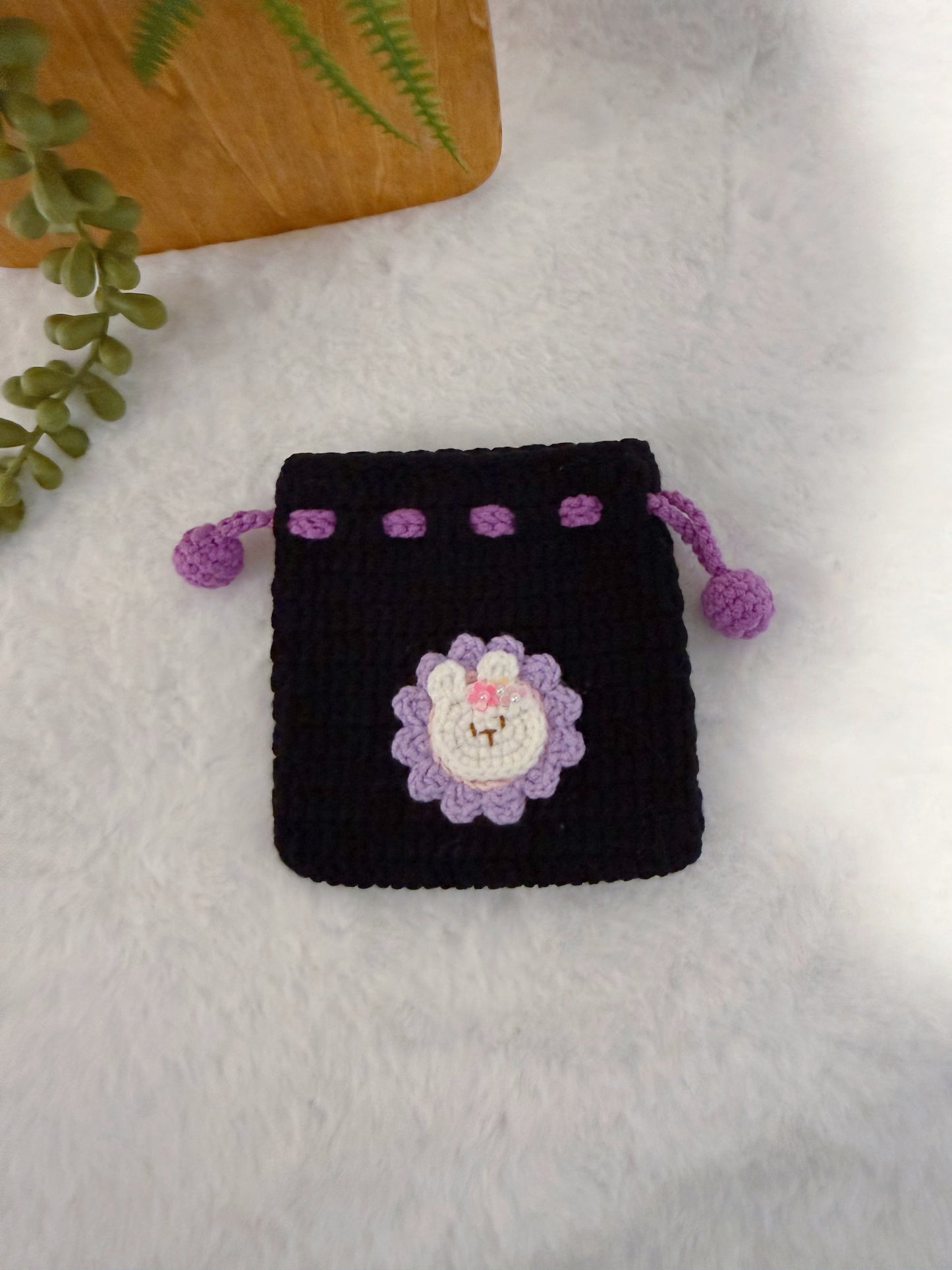 Bunny in Flower Mini Purse