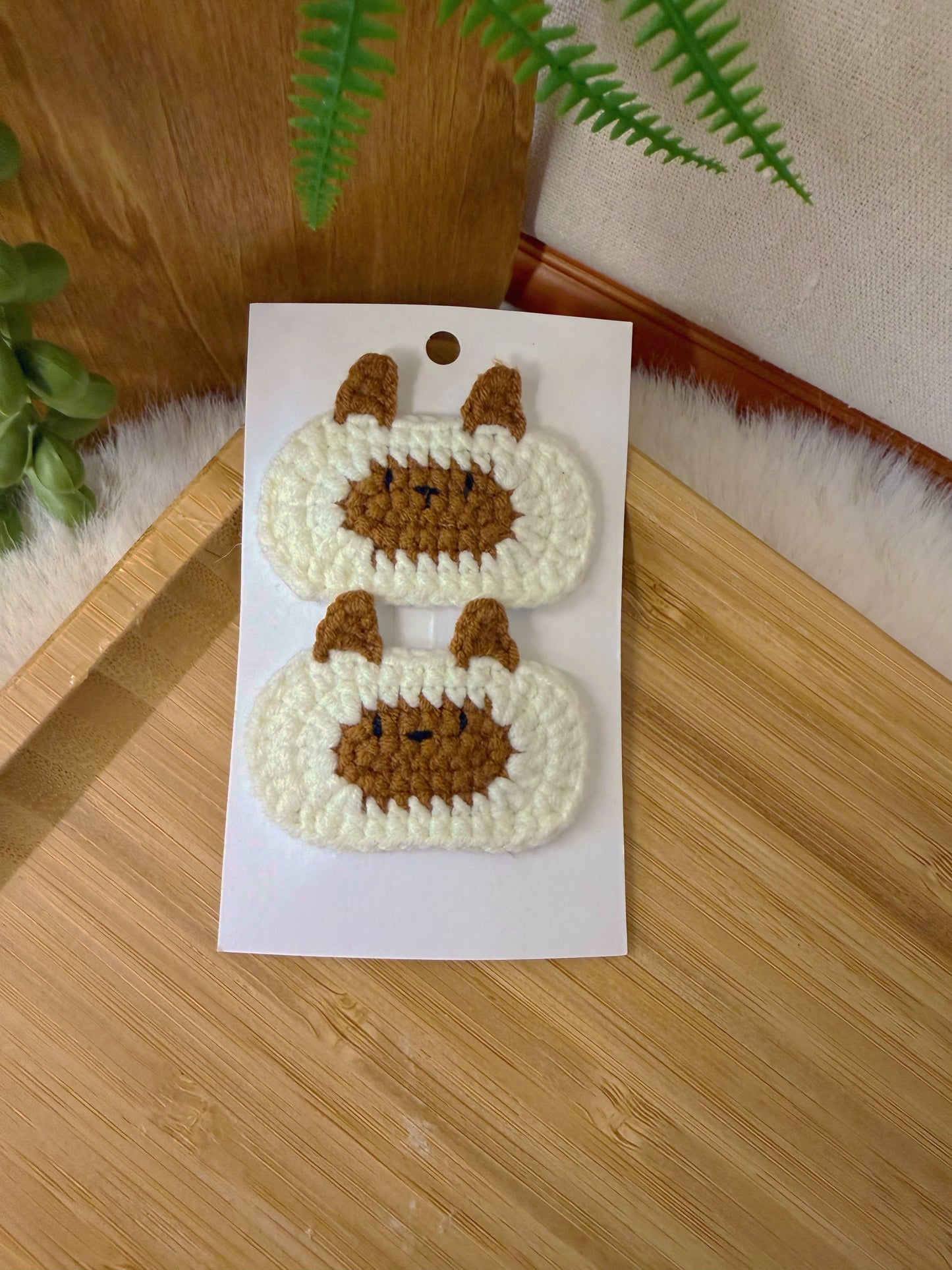 Siamese Cat Hair Clip