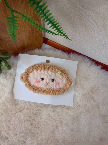 Fluffy Monkey Hair Clip