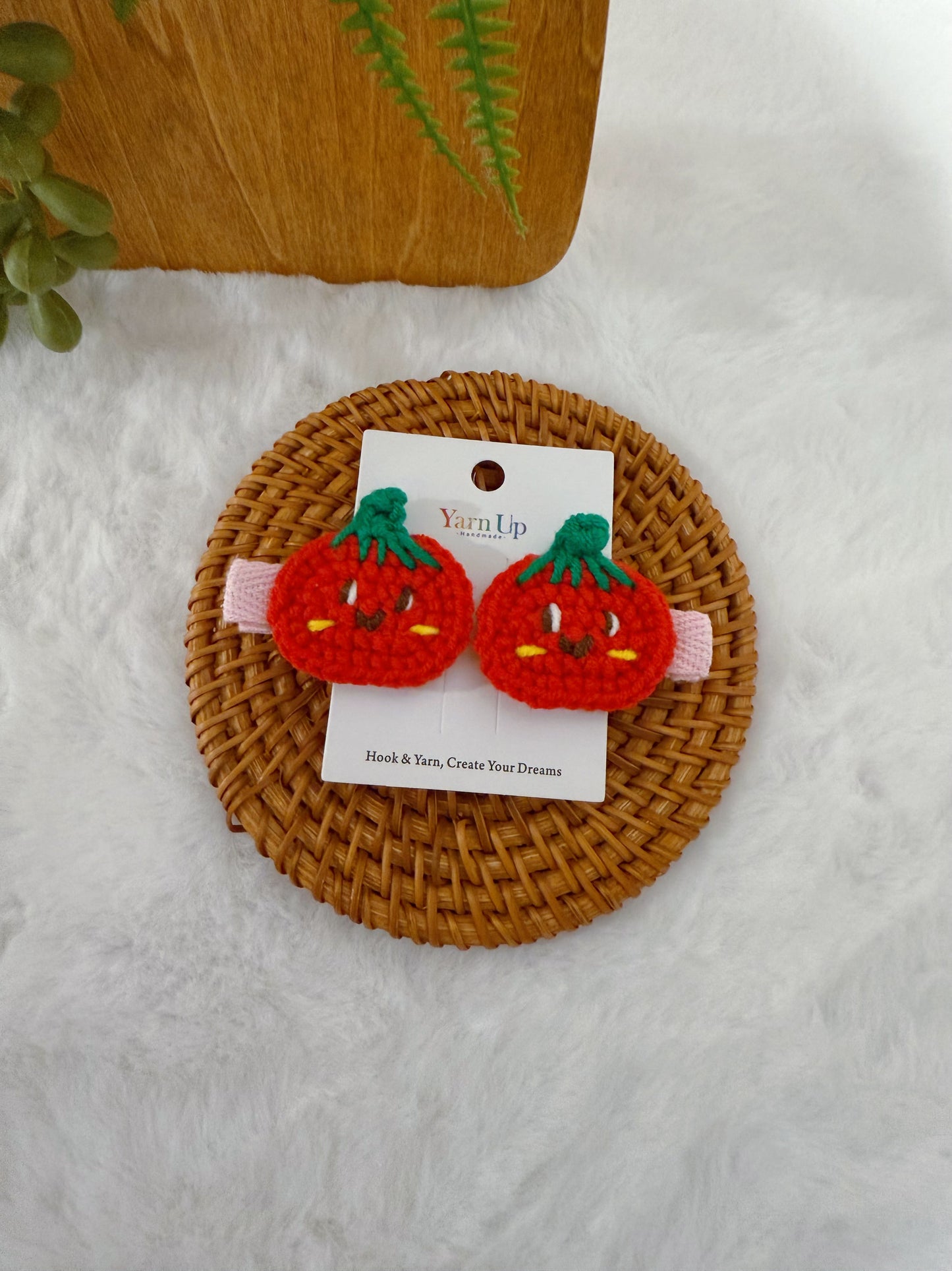 Tomato Baby Hair Clips