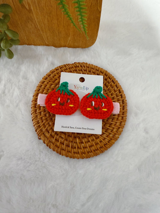 Tomato Baby Hair Clips