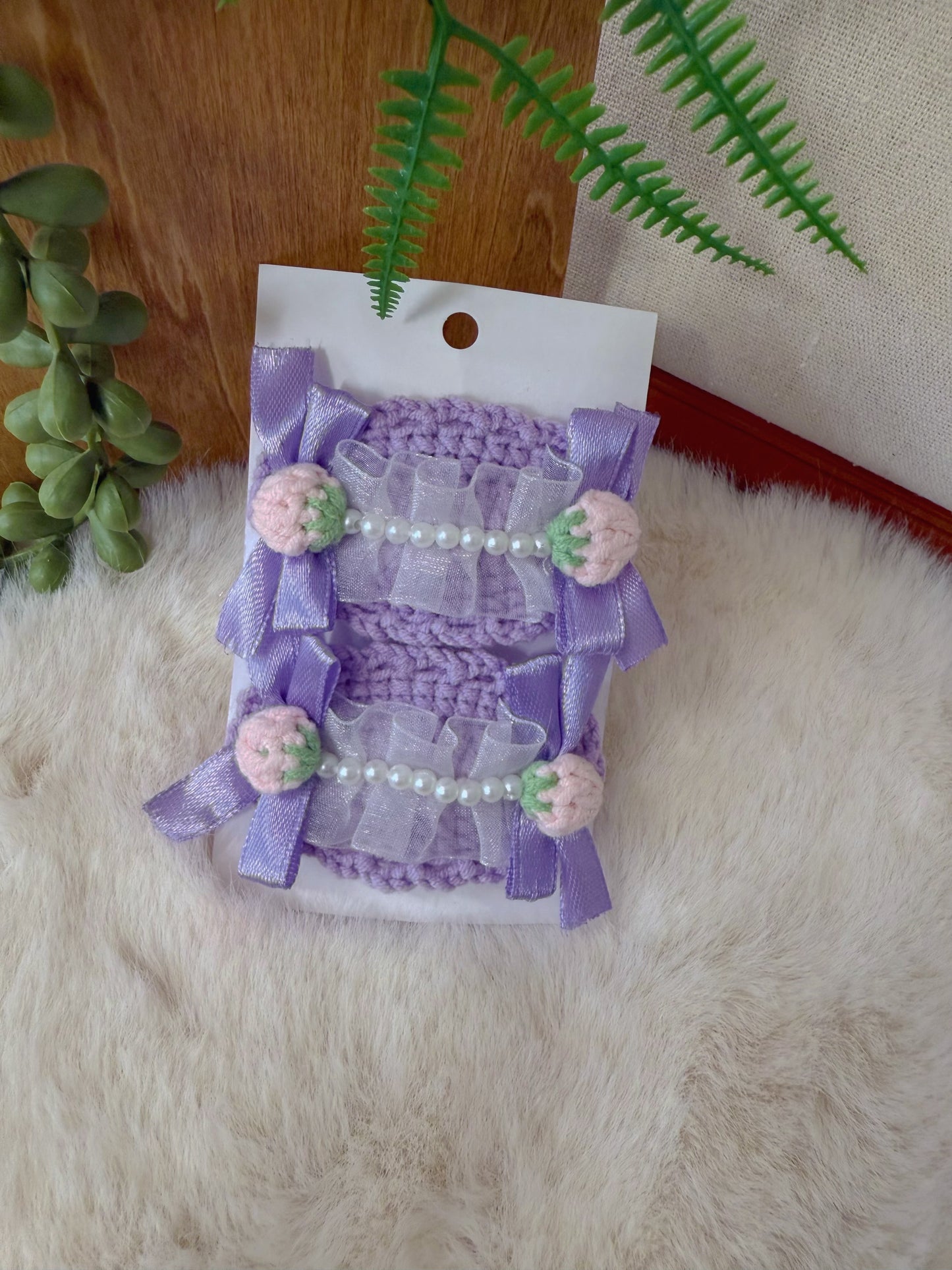 Twin Berries Hair Clip