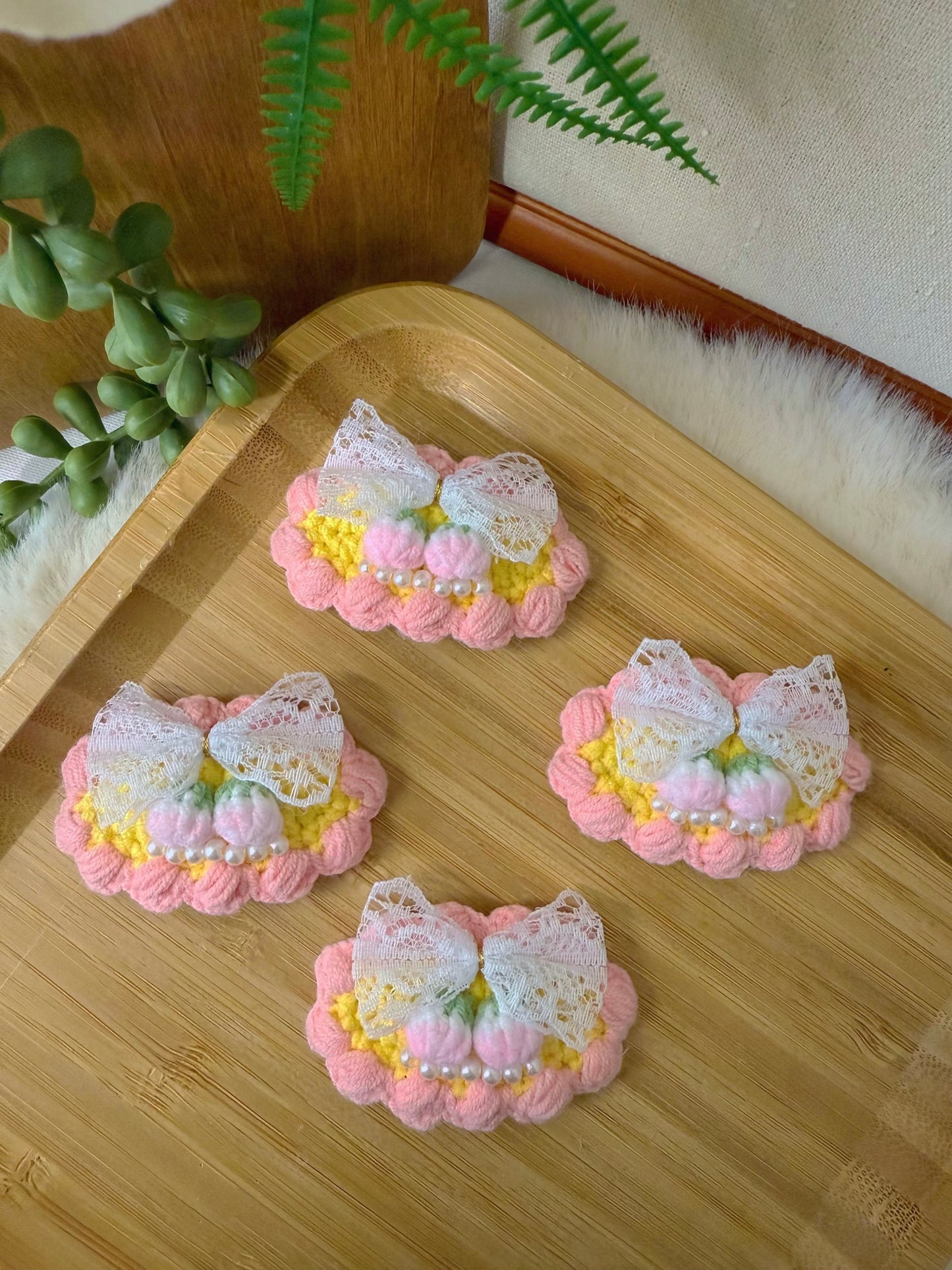 Cherry Whisper Hair Clip