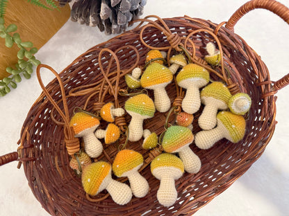 Enchanted Mushroom Key Charm