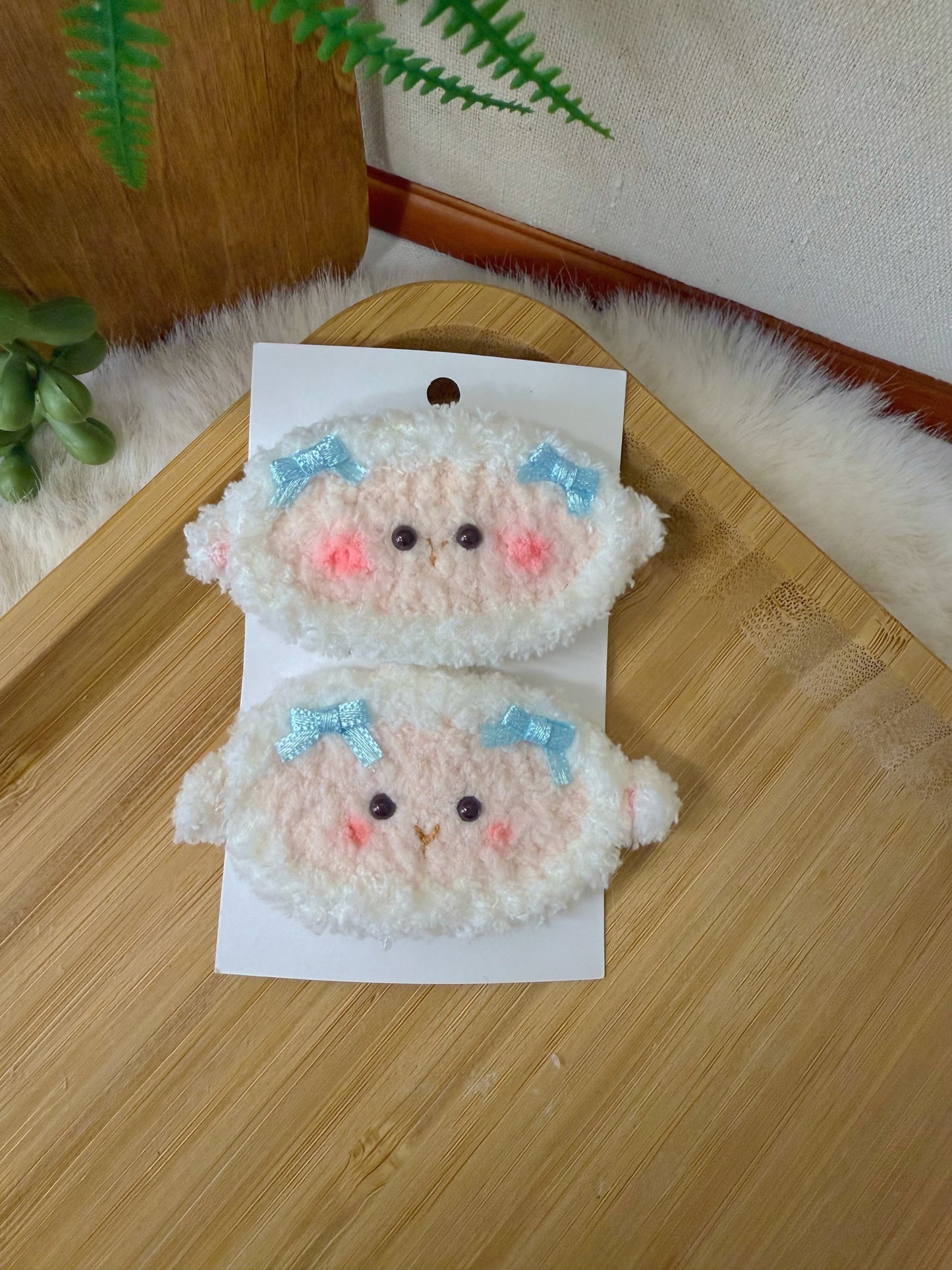 Fluffy Sheep Hair Clip