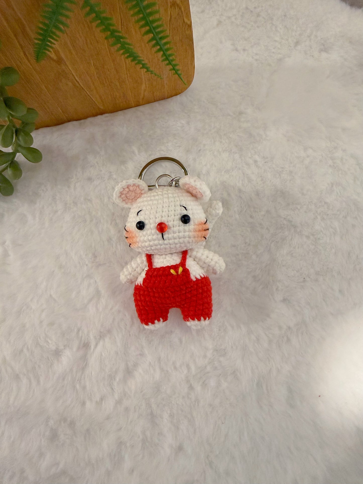 Overall Animal Key Charm
