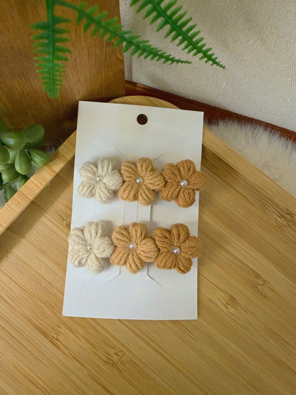 Sugar Triple Bloom Hair Clip