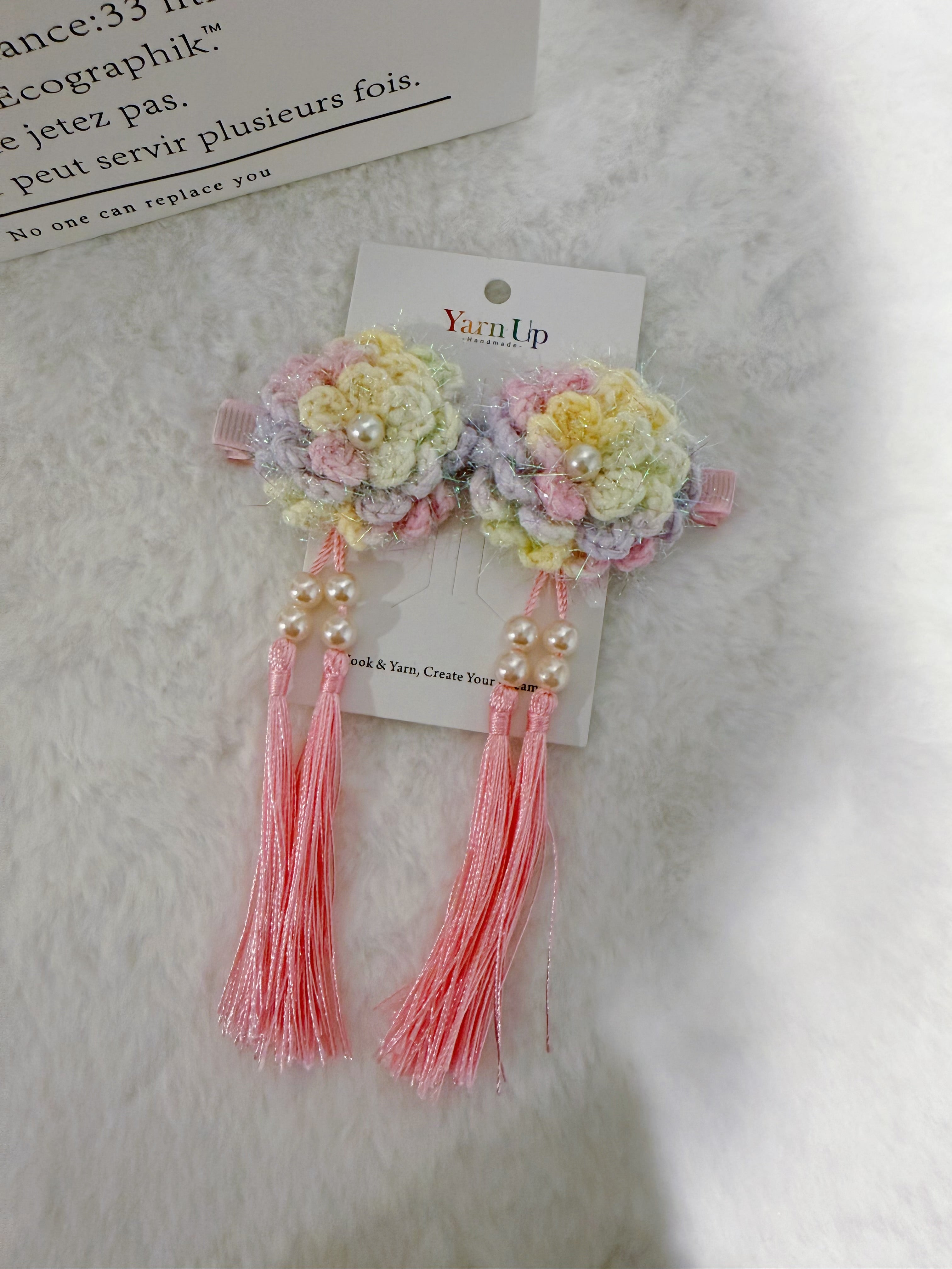 Shinny Flowers Hair Clip Set