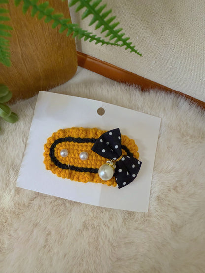 Golden Dots Glam Hair Clip