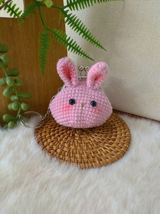 Pink Bunny Coin Purse