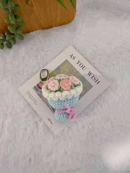 Roses Posy Key Charm