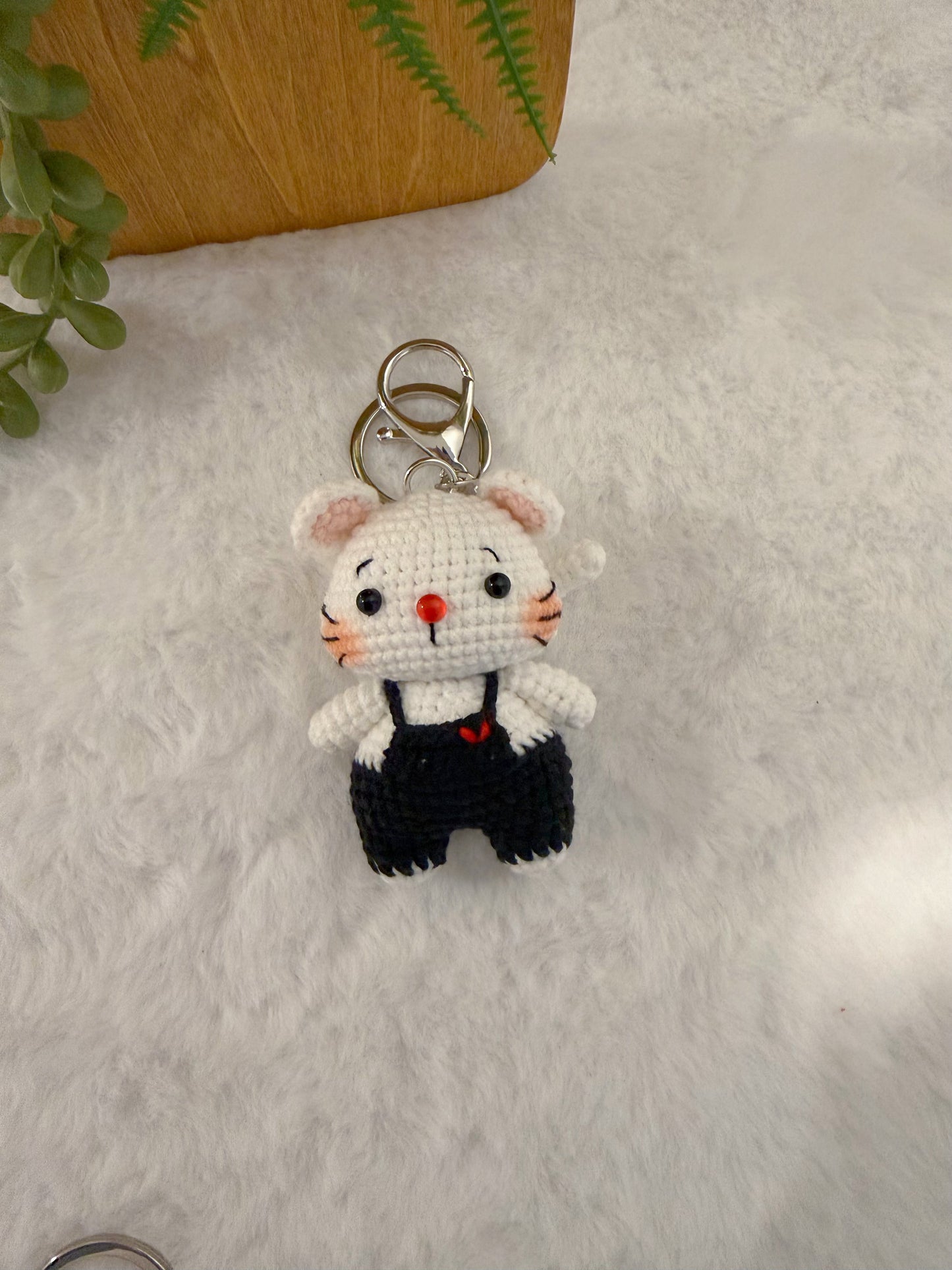 Overall Animal Key Charm