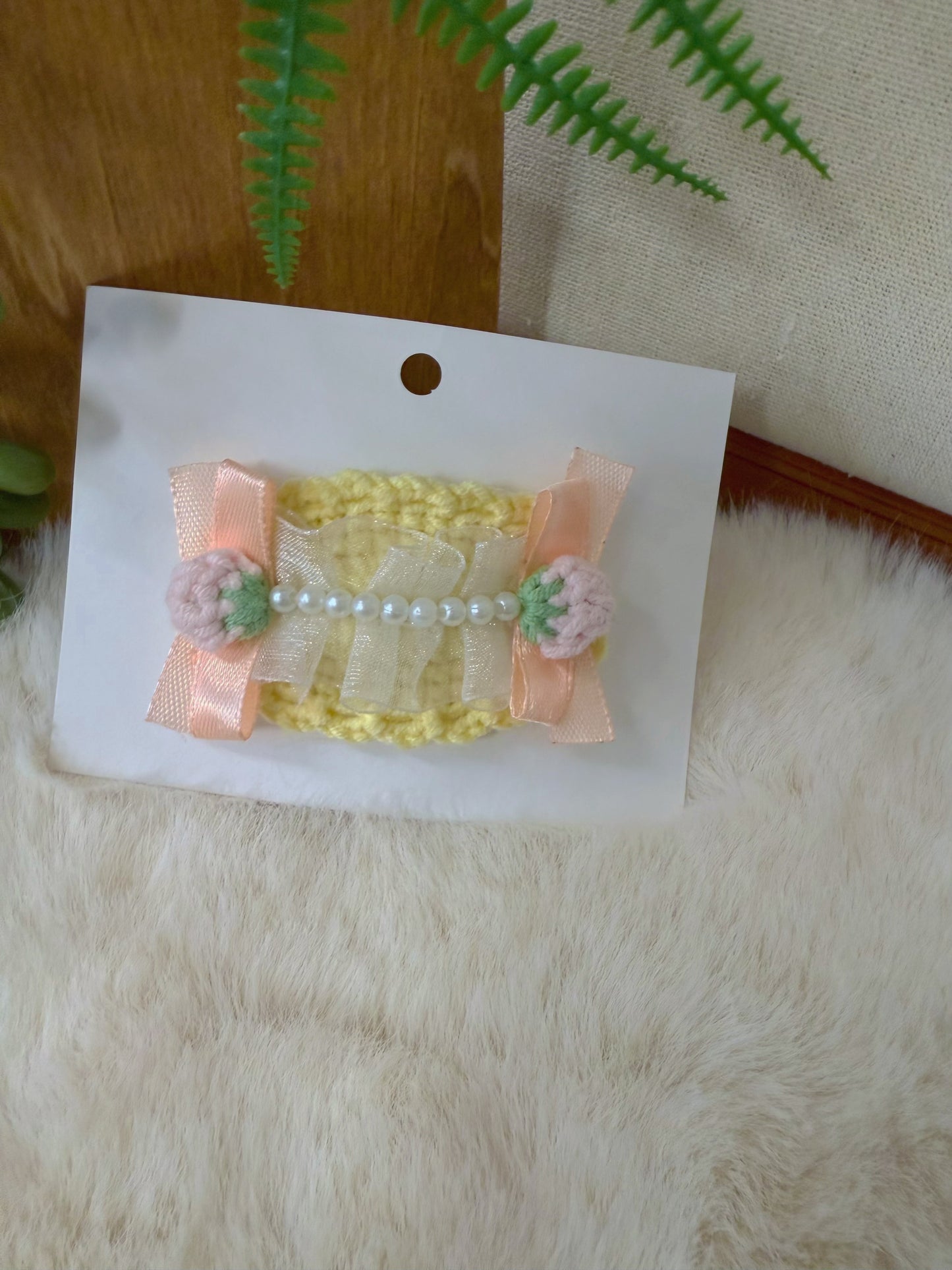 Twin Berries Hair Clip