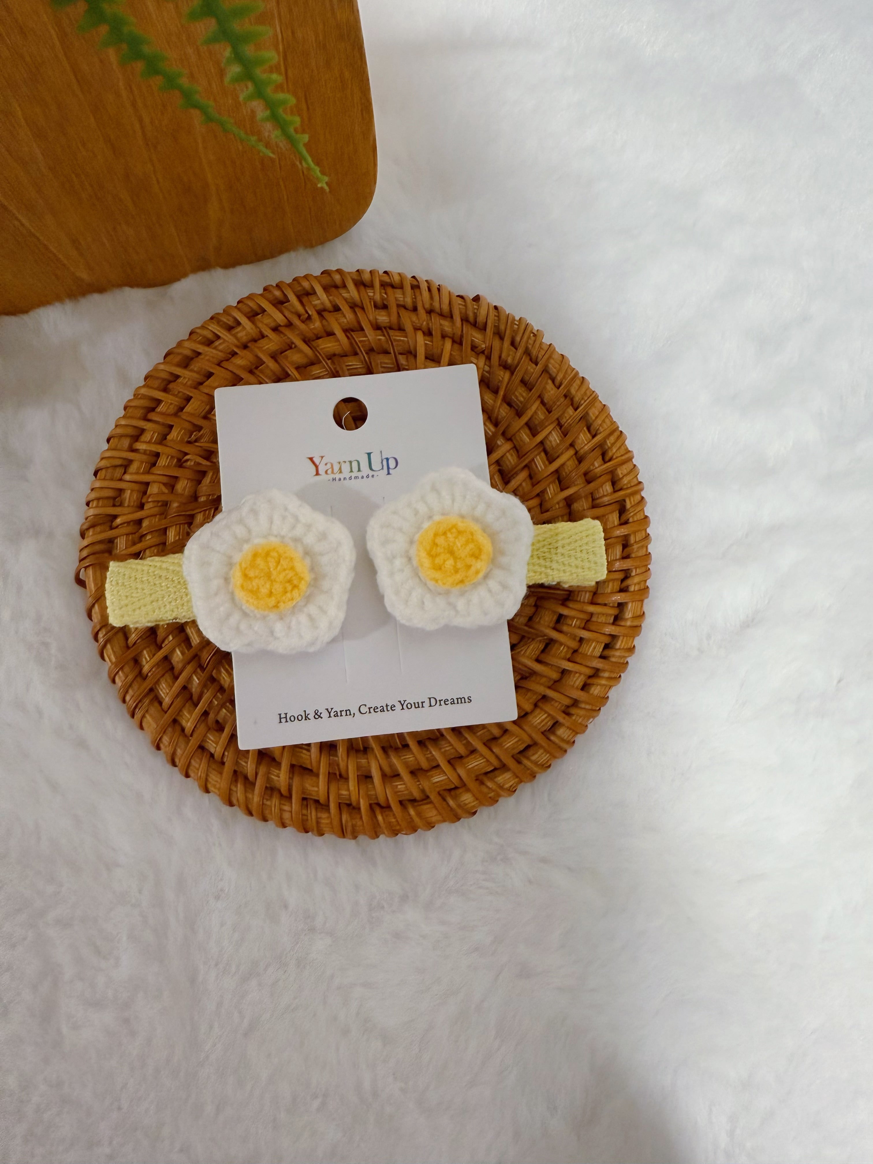 Egg Baby Hair Clips