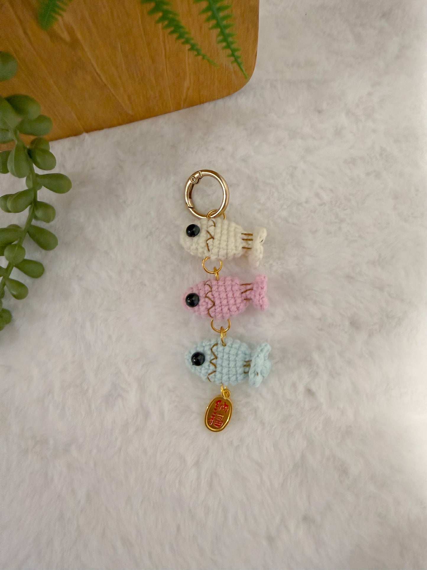 Linked Lucky Fish Charm