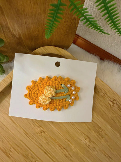 Ribbon Roses Hair Clip