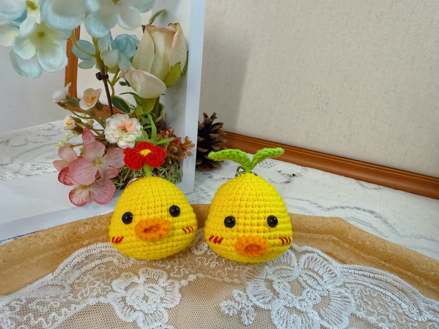 Sprout Ducky Key Charm