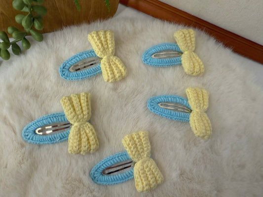 Pastel Bow Hair Clip