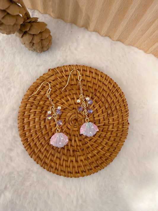 Ethereal Seashell Earrings