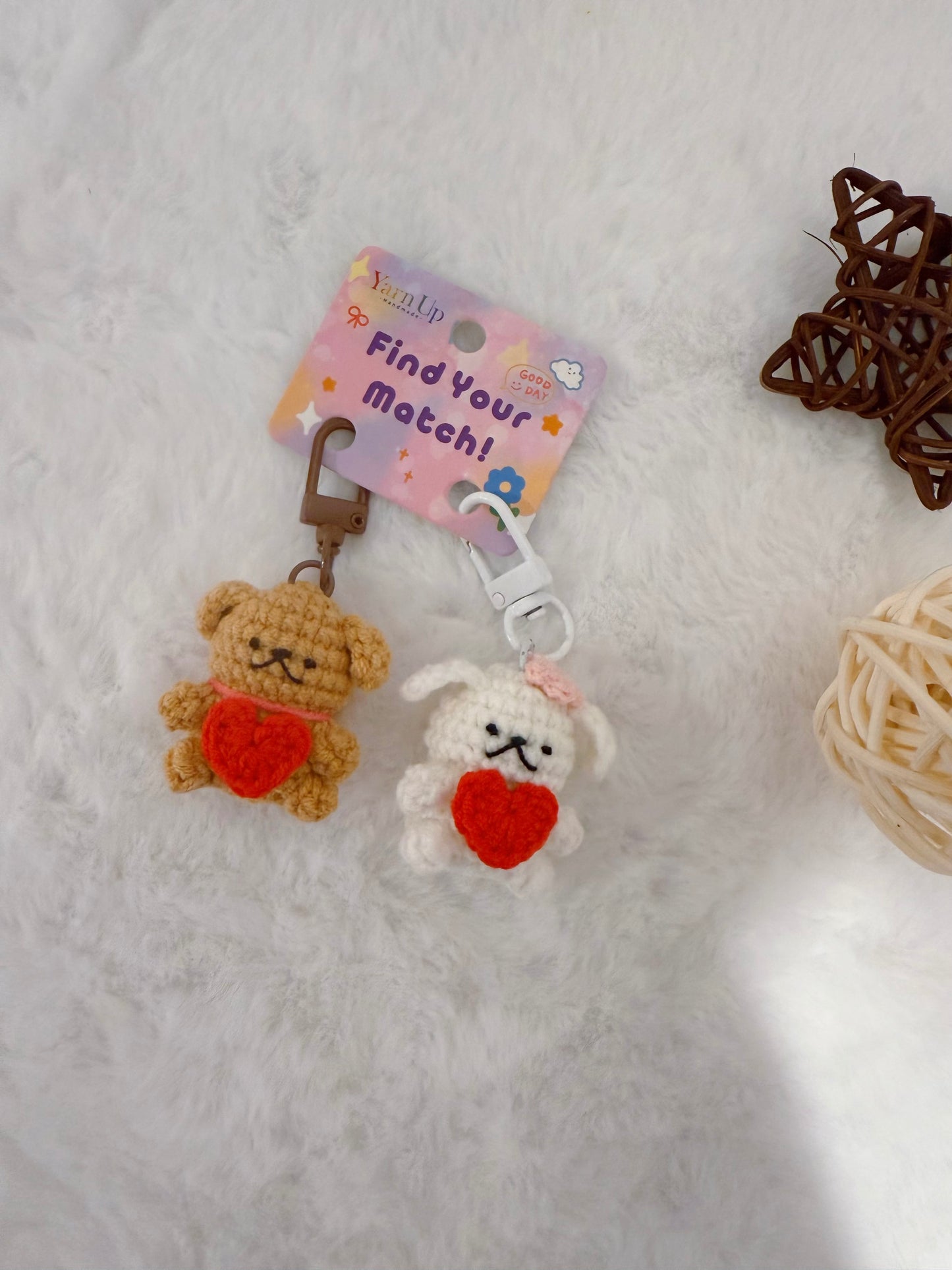 Love- Giving Puppy Key Charms
