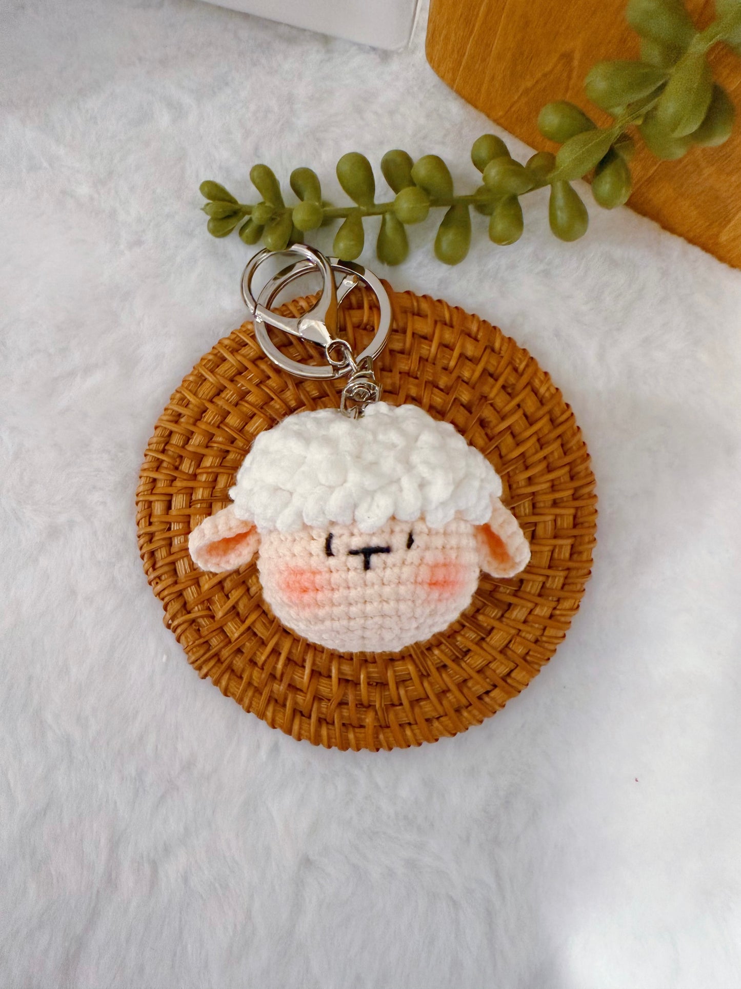 Sheep Head Key Charm
