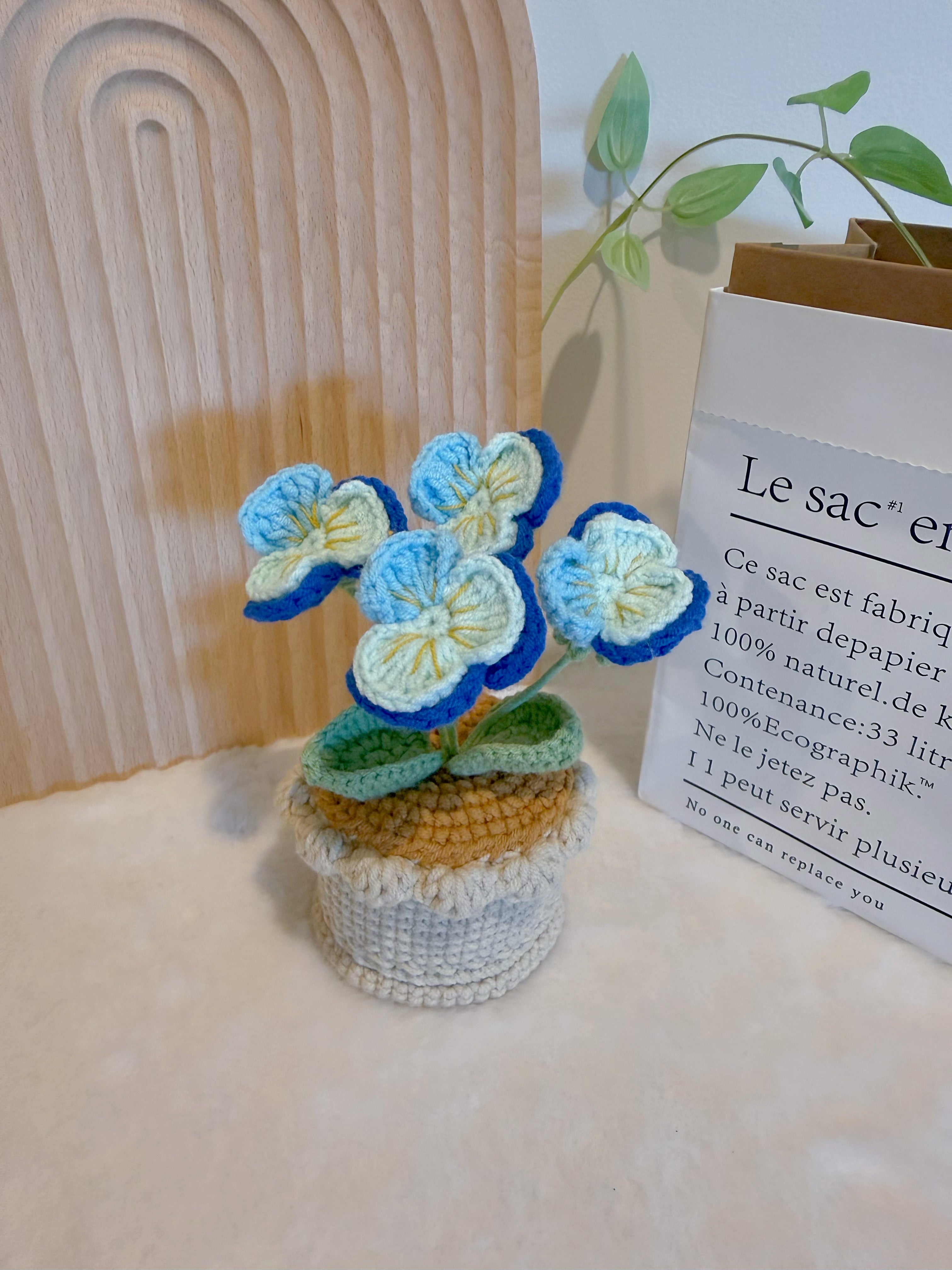 Pansy Flowers Pot Decoration