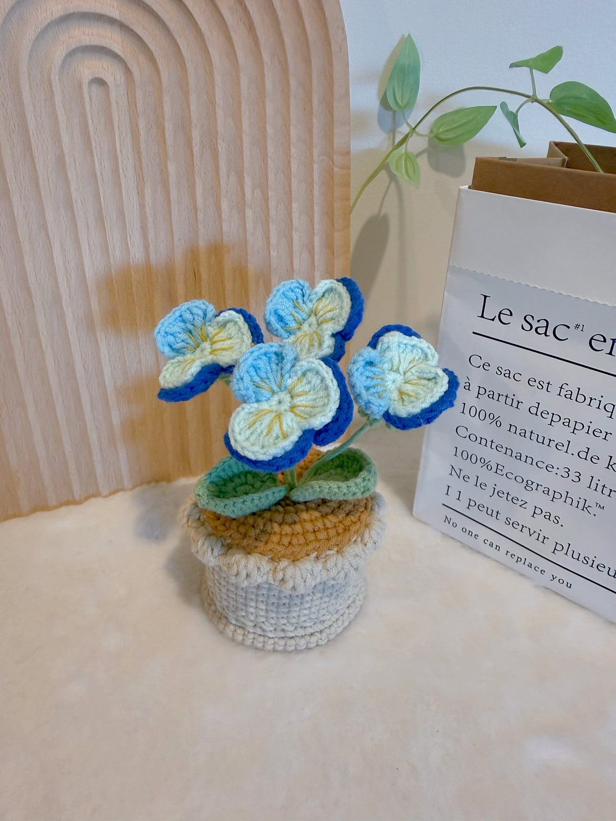 Pansy Flowers Pot Decoration