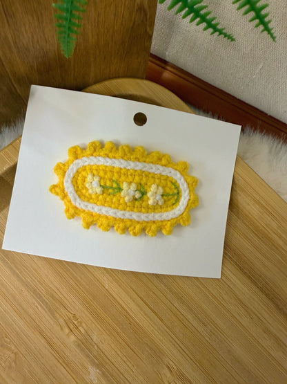 Pastel Garden Hair Clip