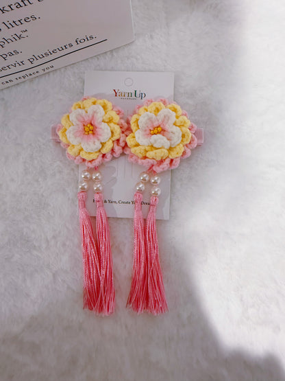 Flowers Hair Clip Set