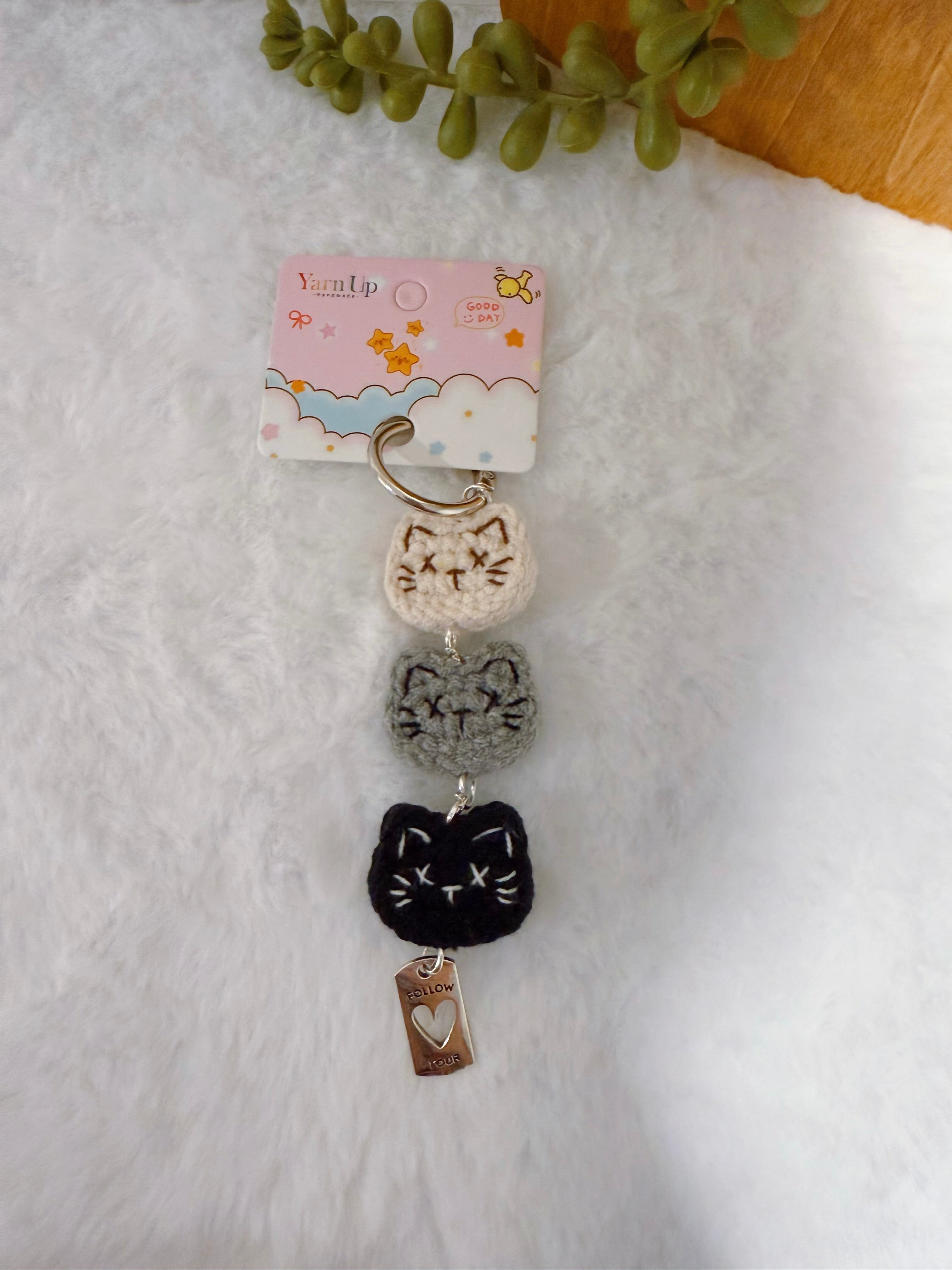 Linked Cat Charm