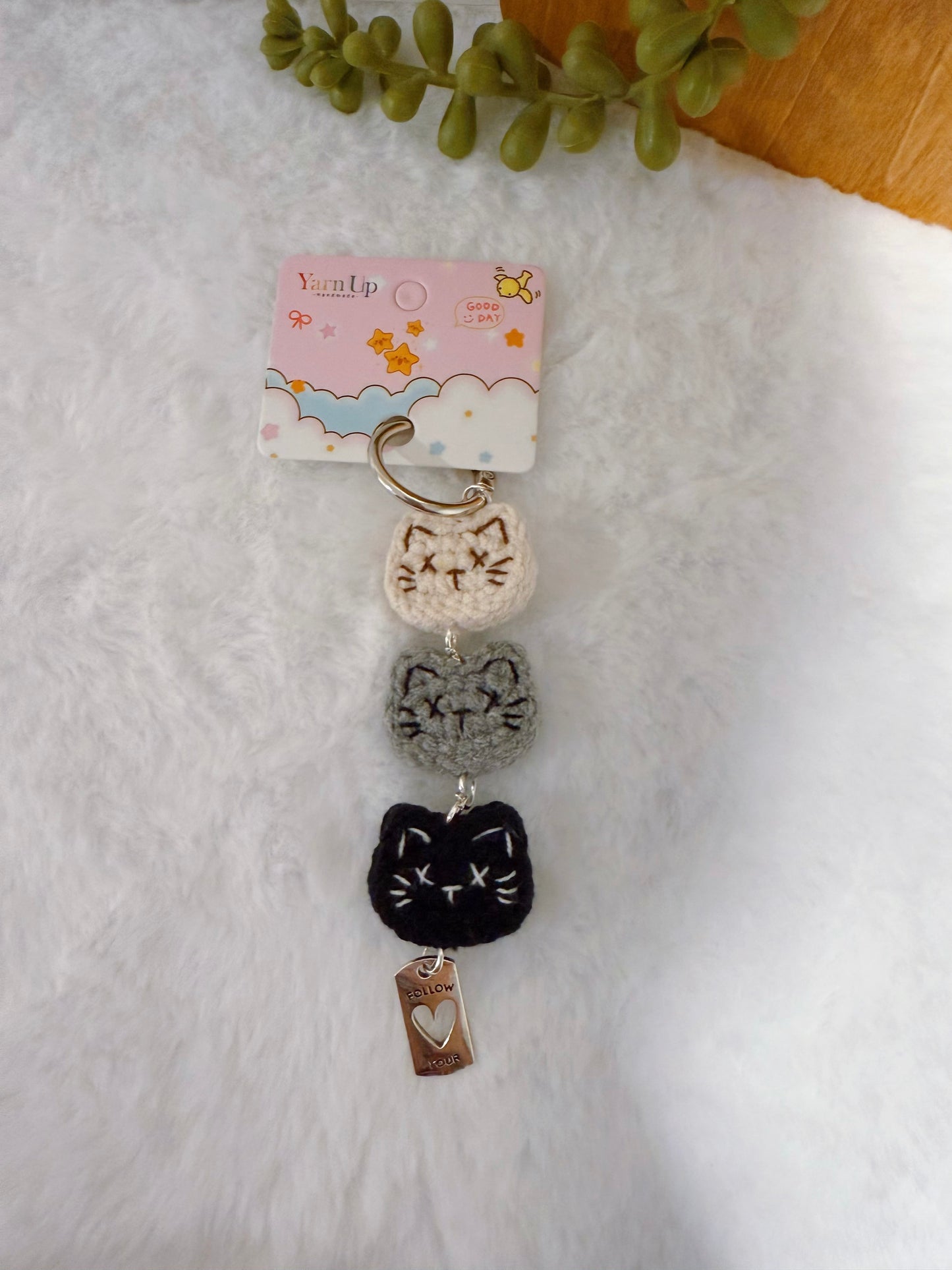 Linked Cat Charm