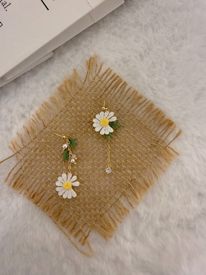 Imperfect Daisy Earrings