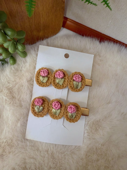 Rosette Trio Hair Clip