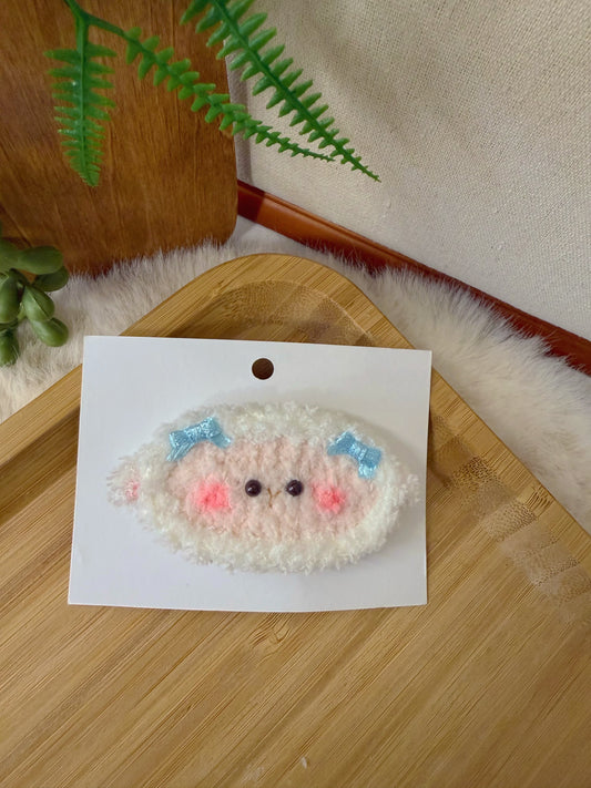 Fluffy Sheep Hair Clip