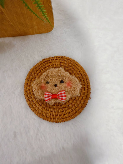 Fluffy Puppy Hair Clip