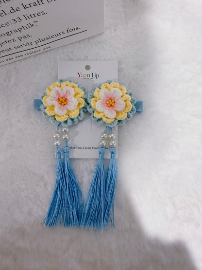 Flowers Hair Clip Set
