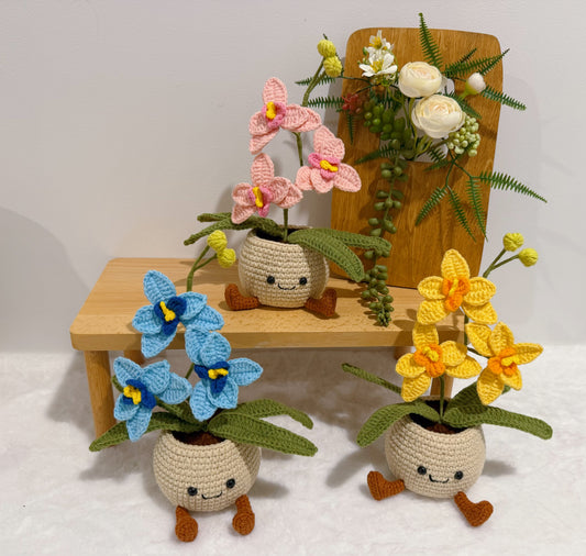 Orchard in Smiley Pot