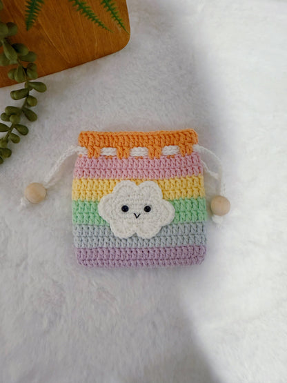 Cloud Rainbow Mini Purse