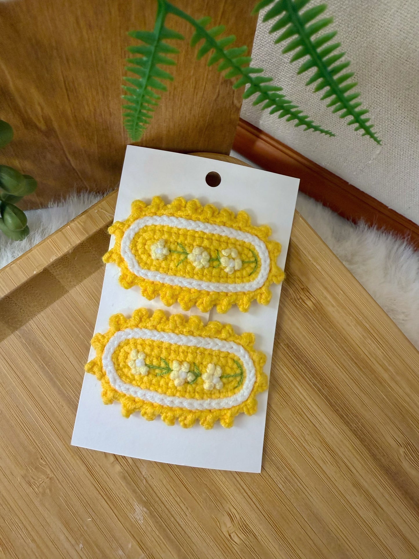 Pastel Garden Hair Clip