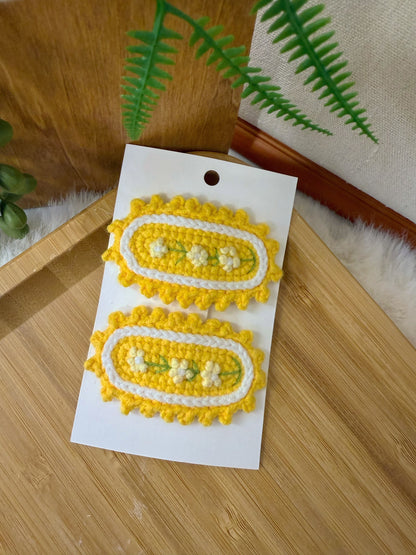 Pastel Garden Hair Clip