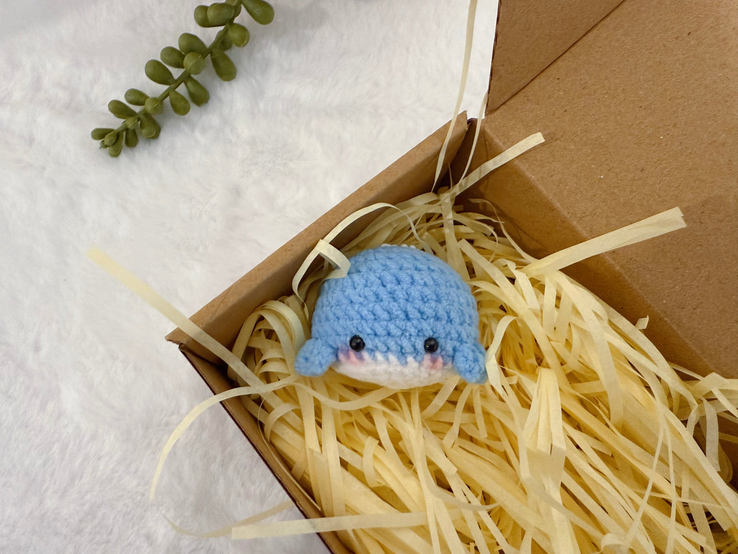 Baby Whale Key Charm