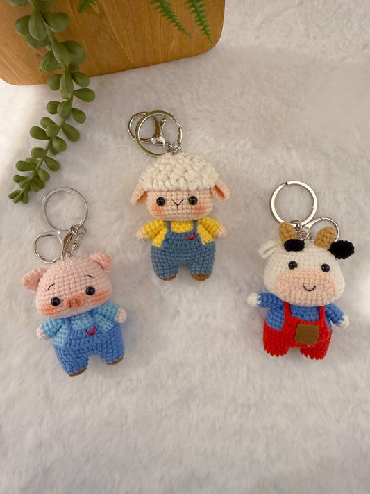 Overall Animal Key Charm