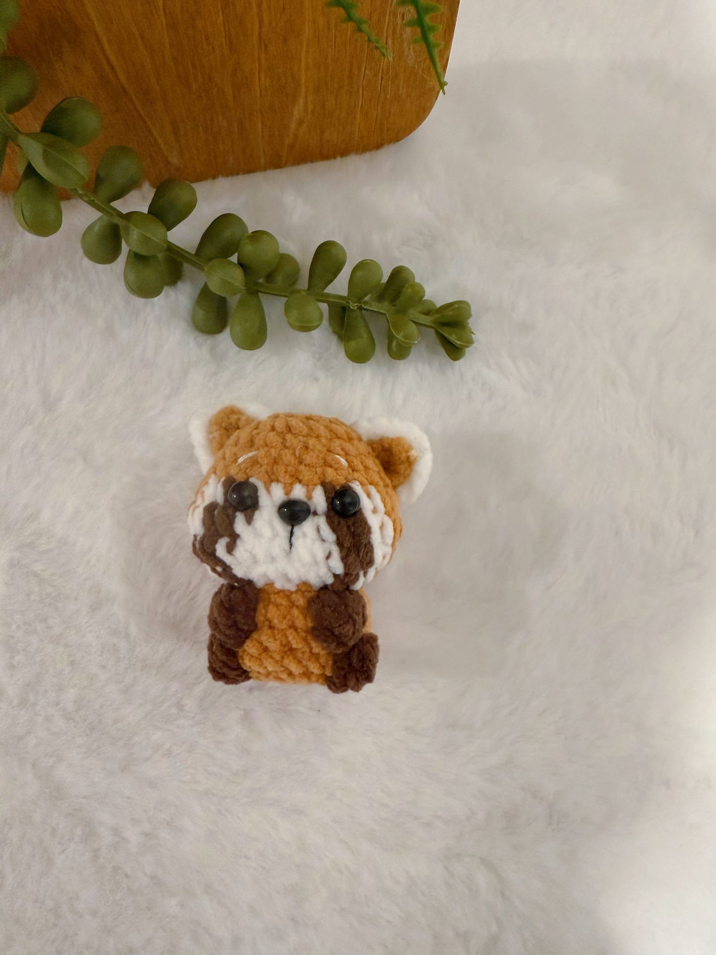 Mochi Red Panda Key Charm