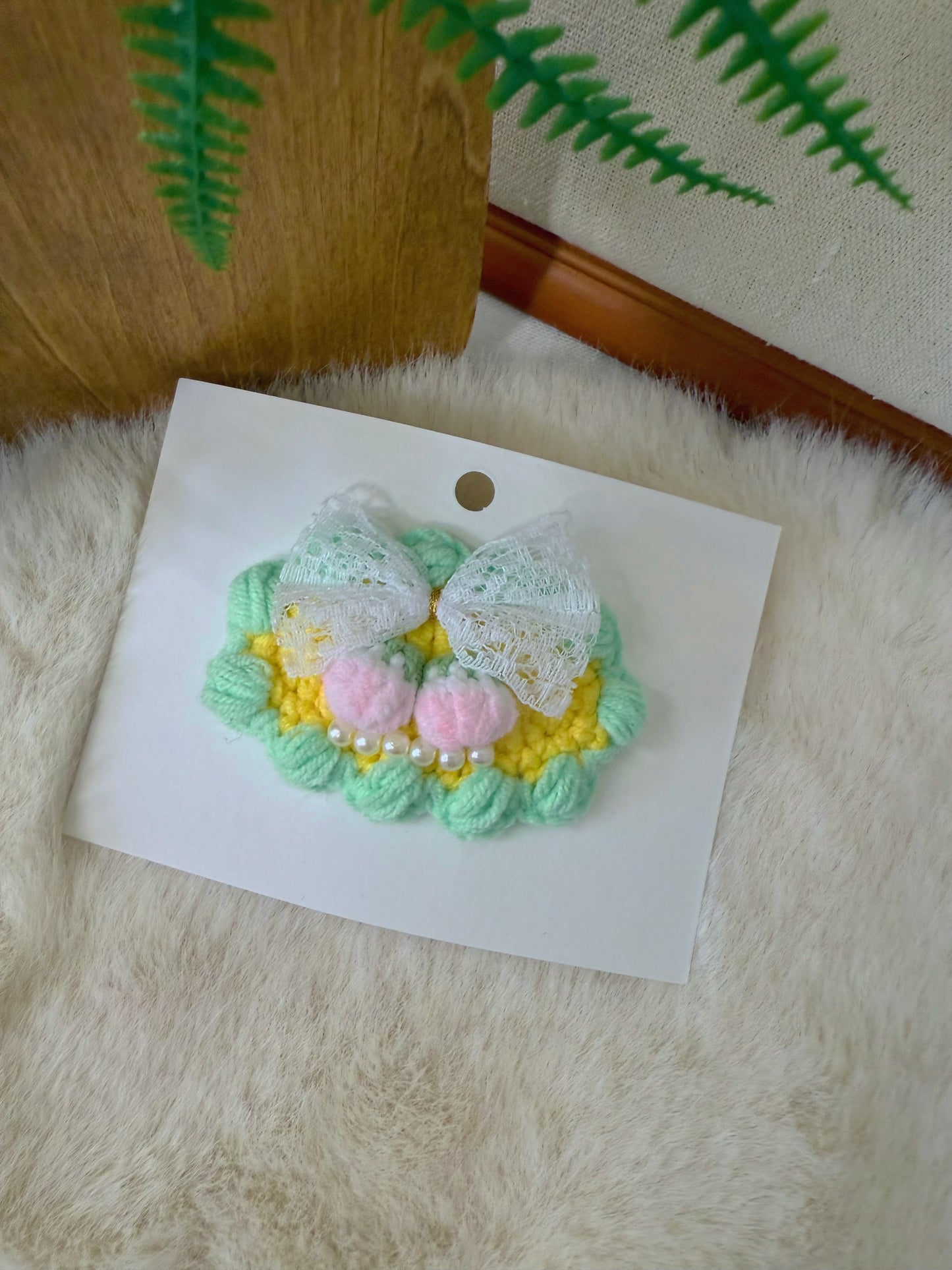 Cherry Whisper Hair Clip