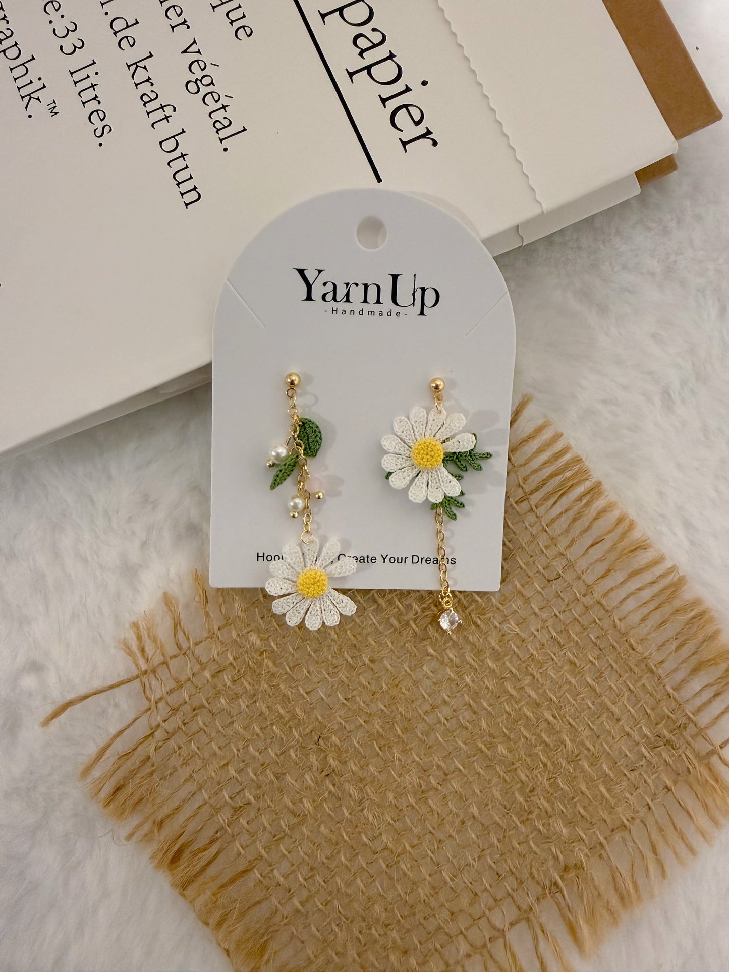 Imperfect Daisy Earrings