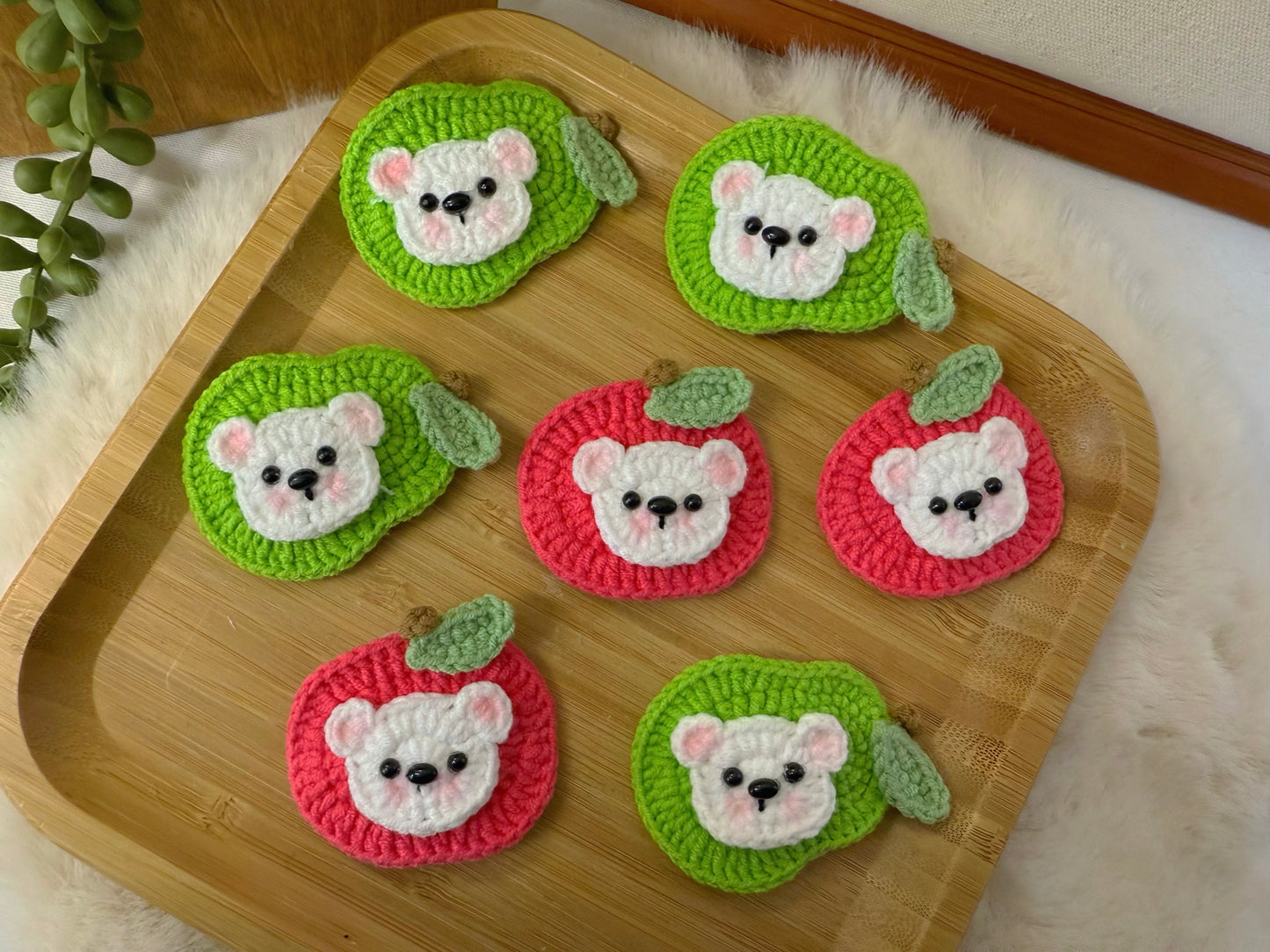 Fruit Bear Hair Clip