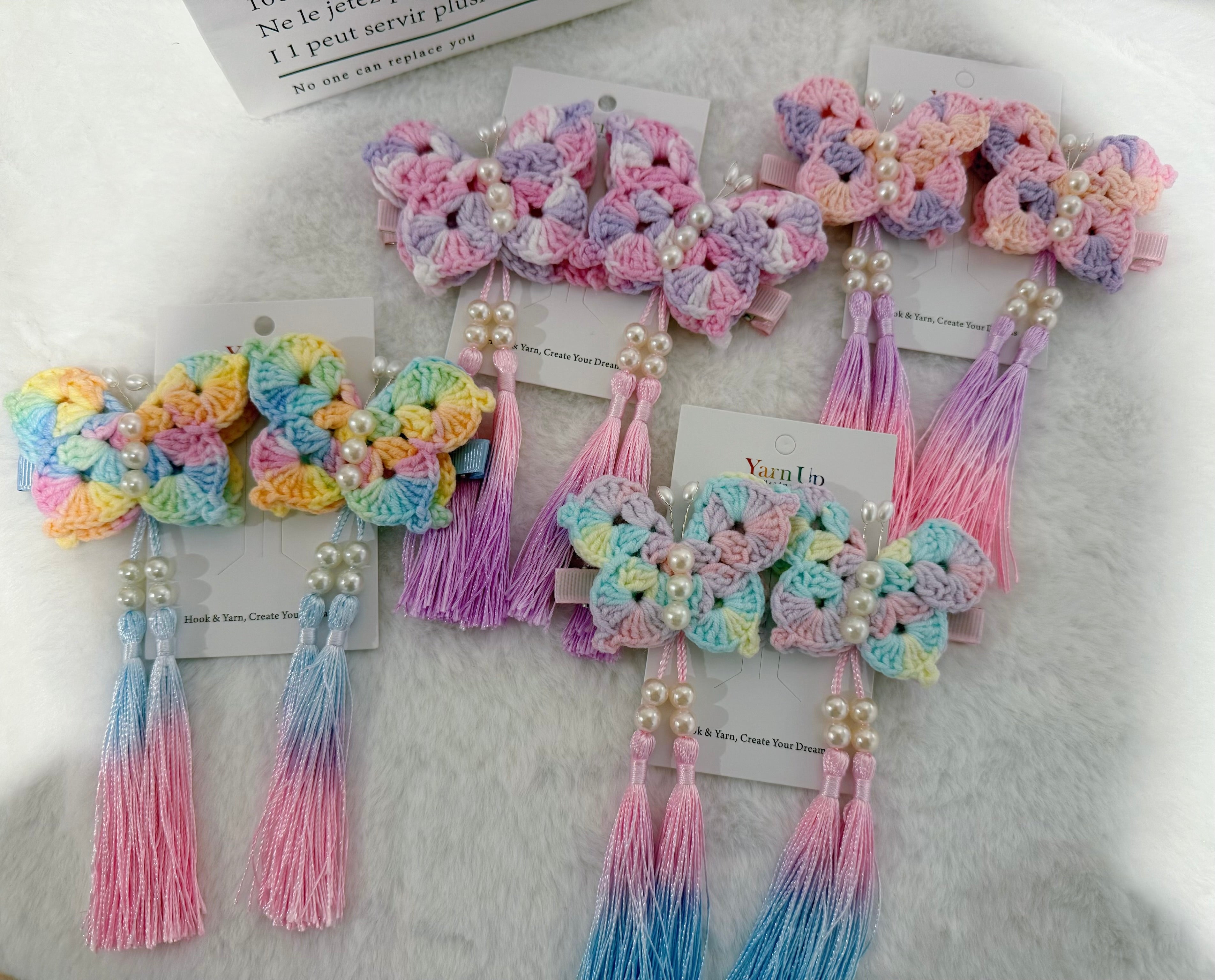 Butterfly Hair Clip Set