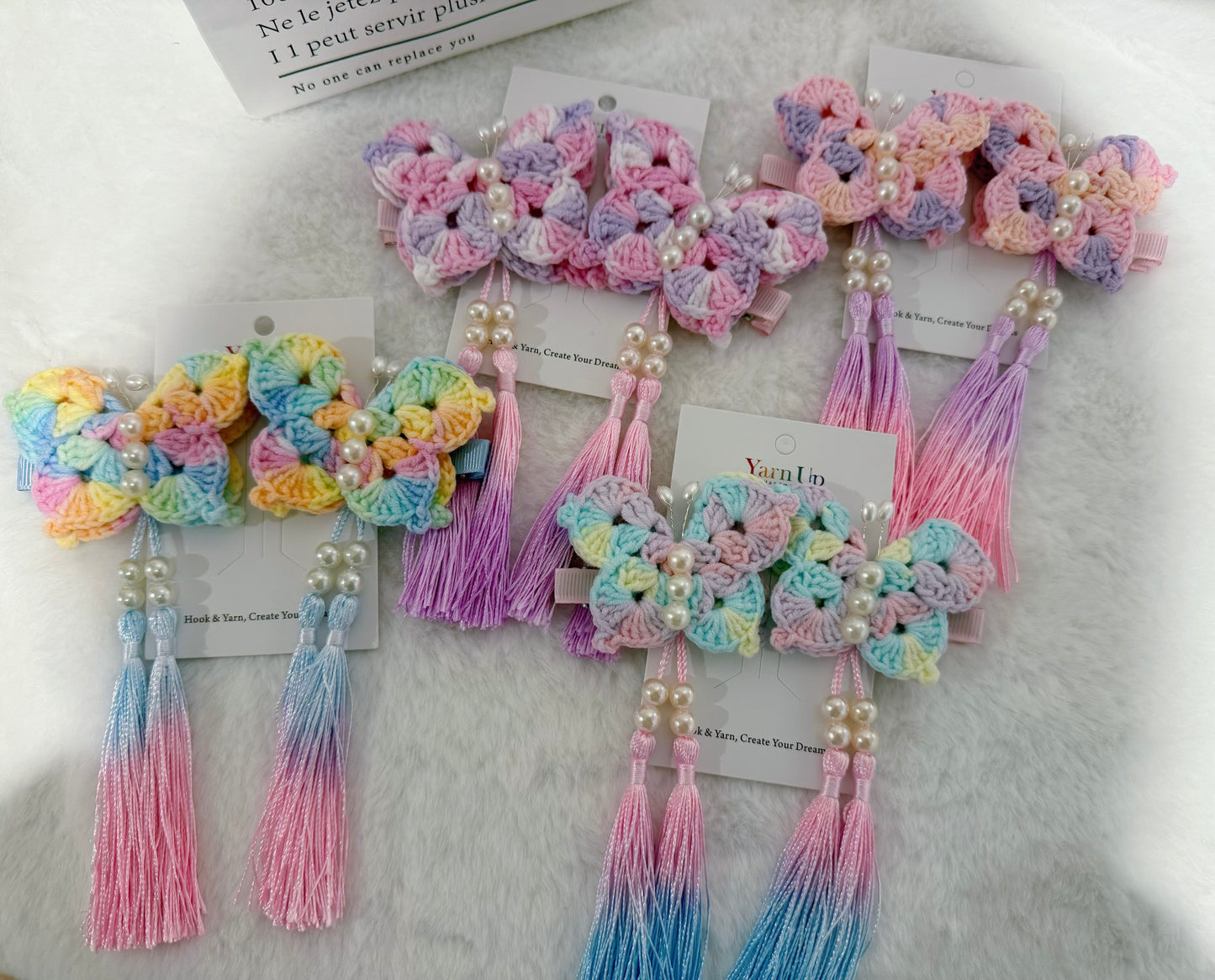 Butterfly Hair Clip Set