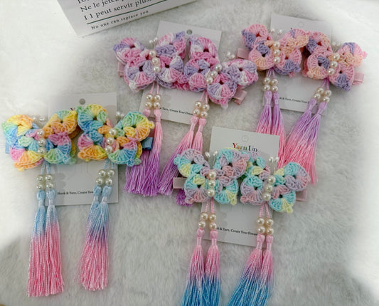 Butterfly Hair Clip Set